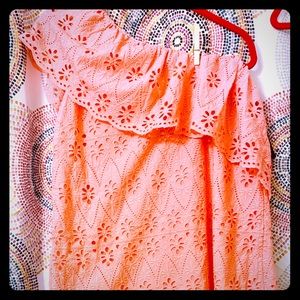 Crown & ivy off-shoulder dress 12 NWT